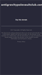 Mobile Screenshot of antigravitypolevaultclub.com